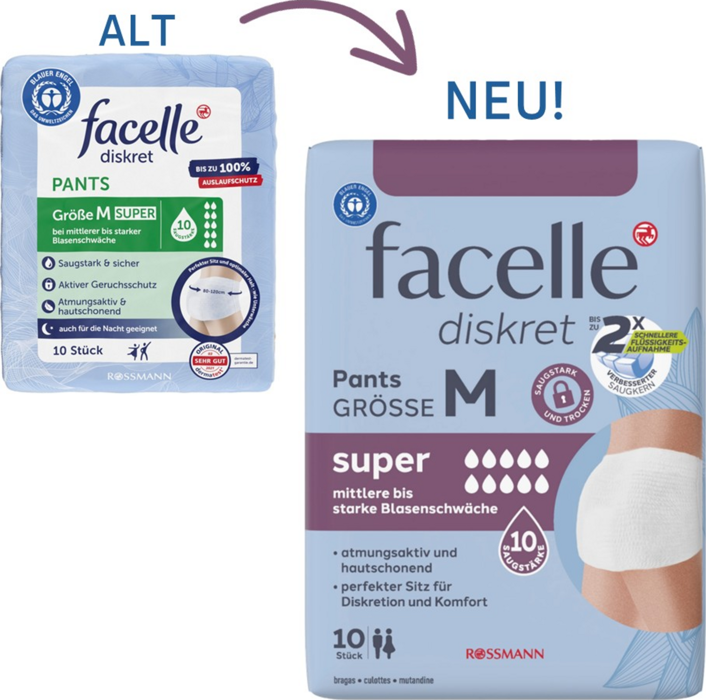 facelle diskret Pants super Gr. M