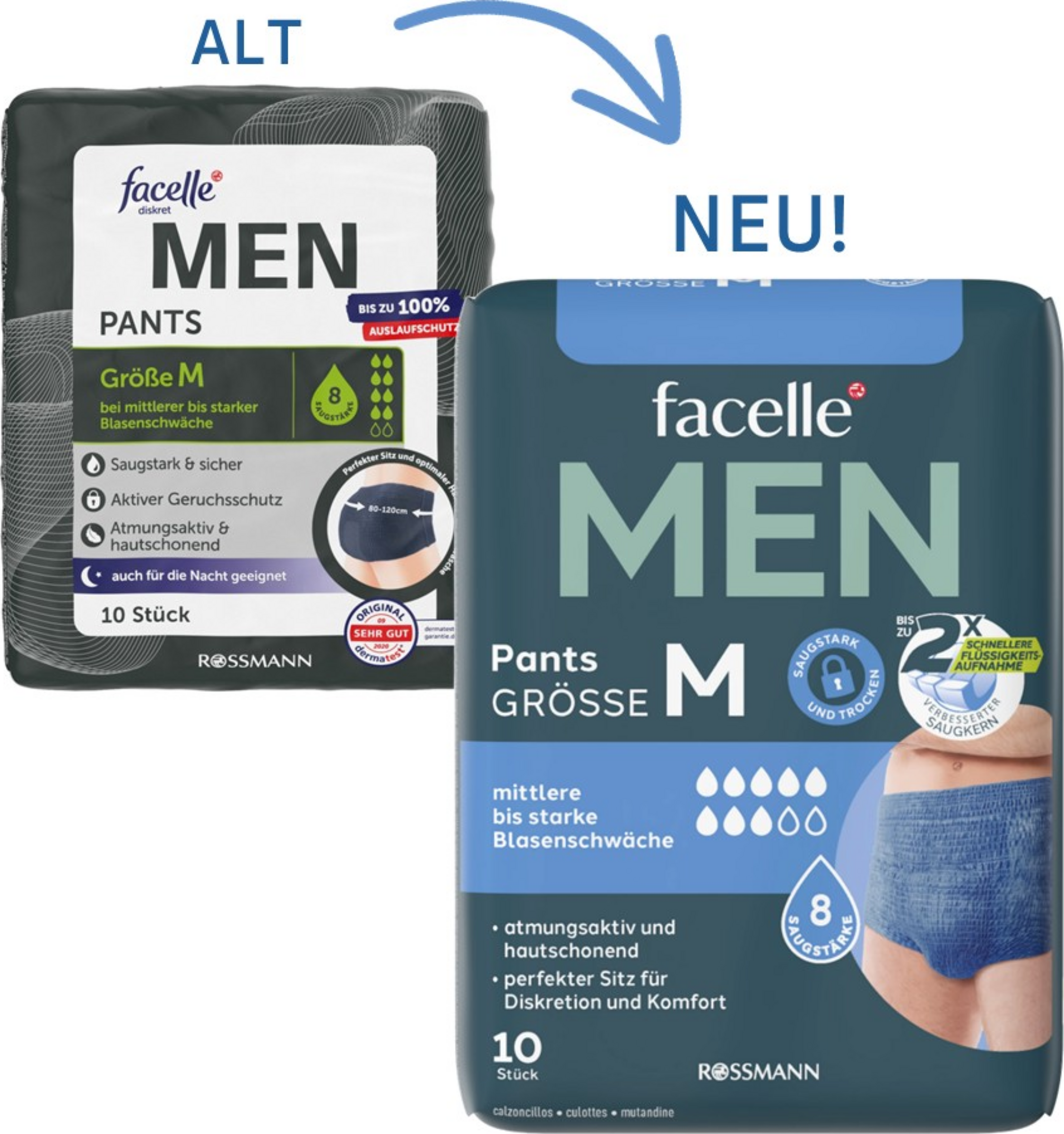 facelle diskret MEN Pants Gr. M