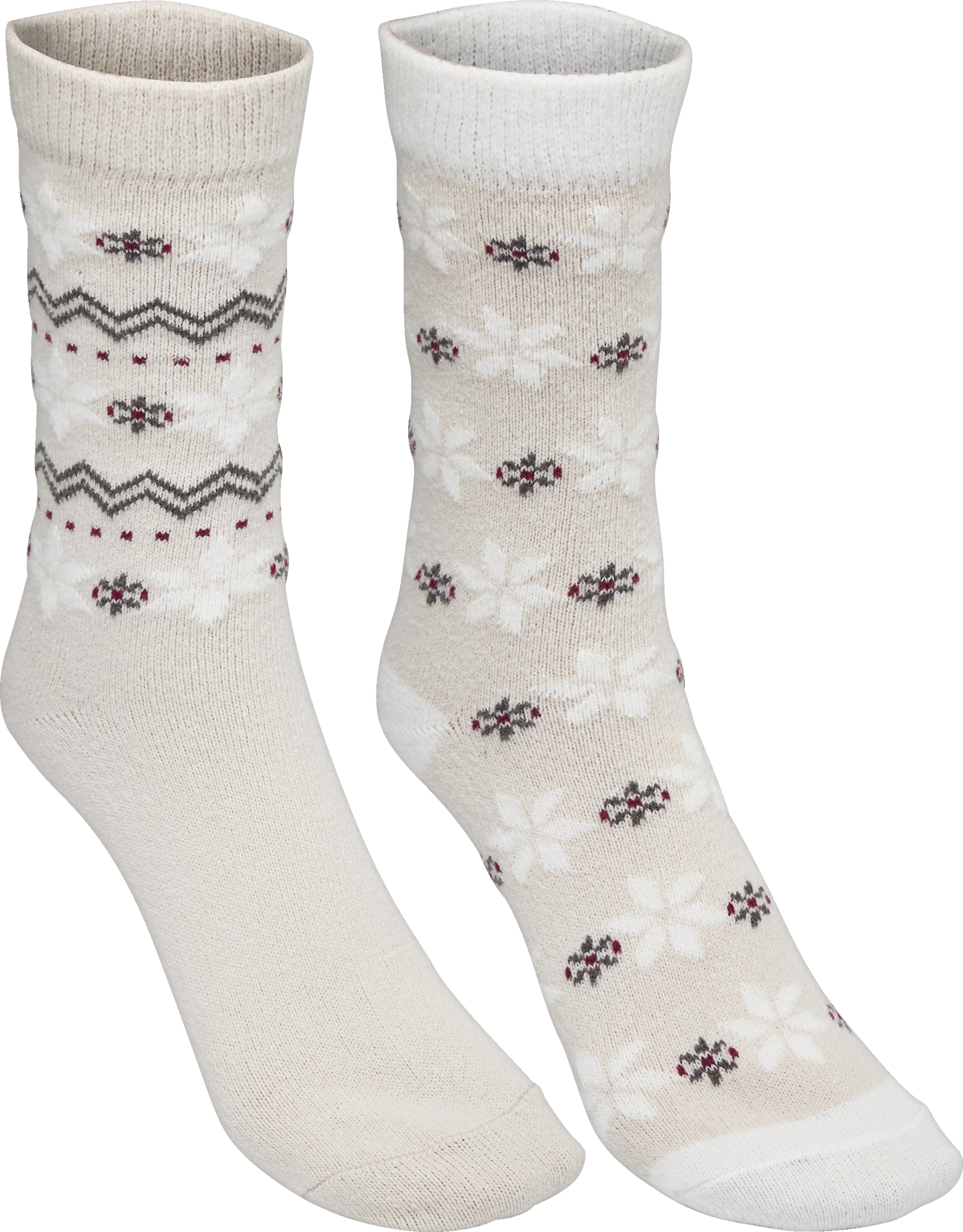 Norweger-Kuschelsocken taupe 39/42 2er-Set