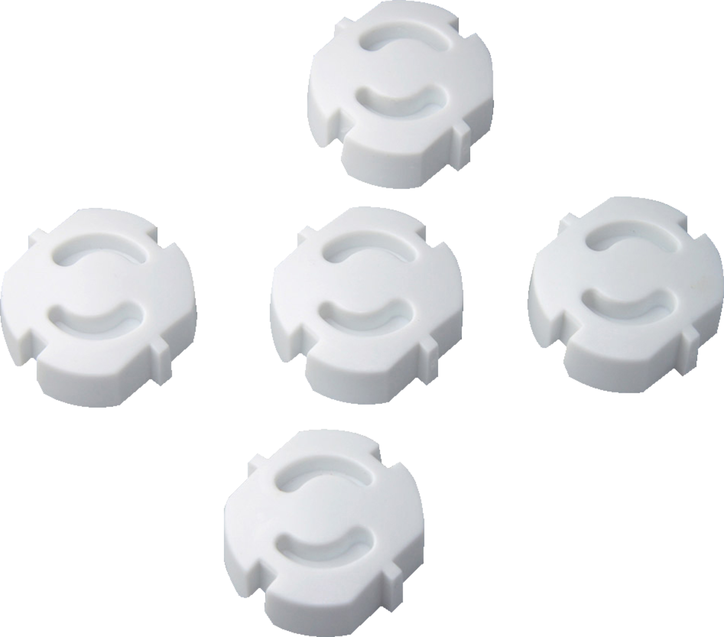 H+H Steckdosen-Abdeckung KS 6 weiß