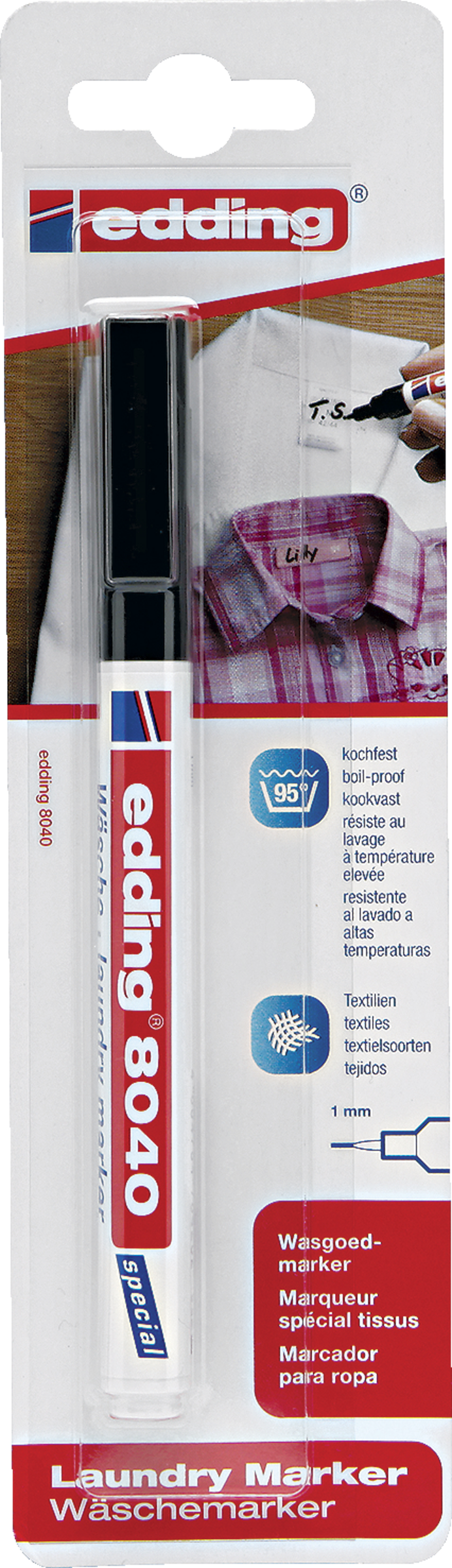 Edding 8040 Wäschemarker schwarz