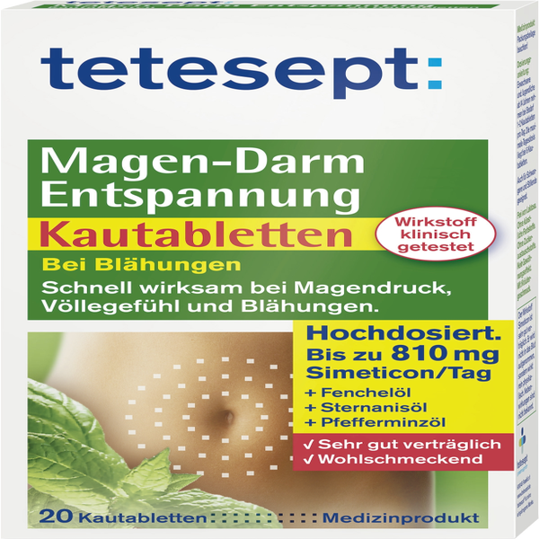 Tetesept Magen Darm Entspannung Kautabletten Online Kaufen Rossmann De