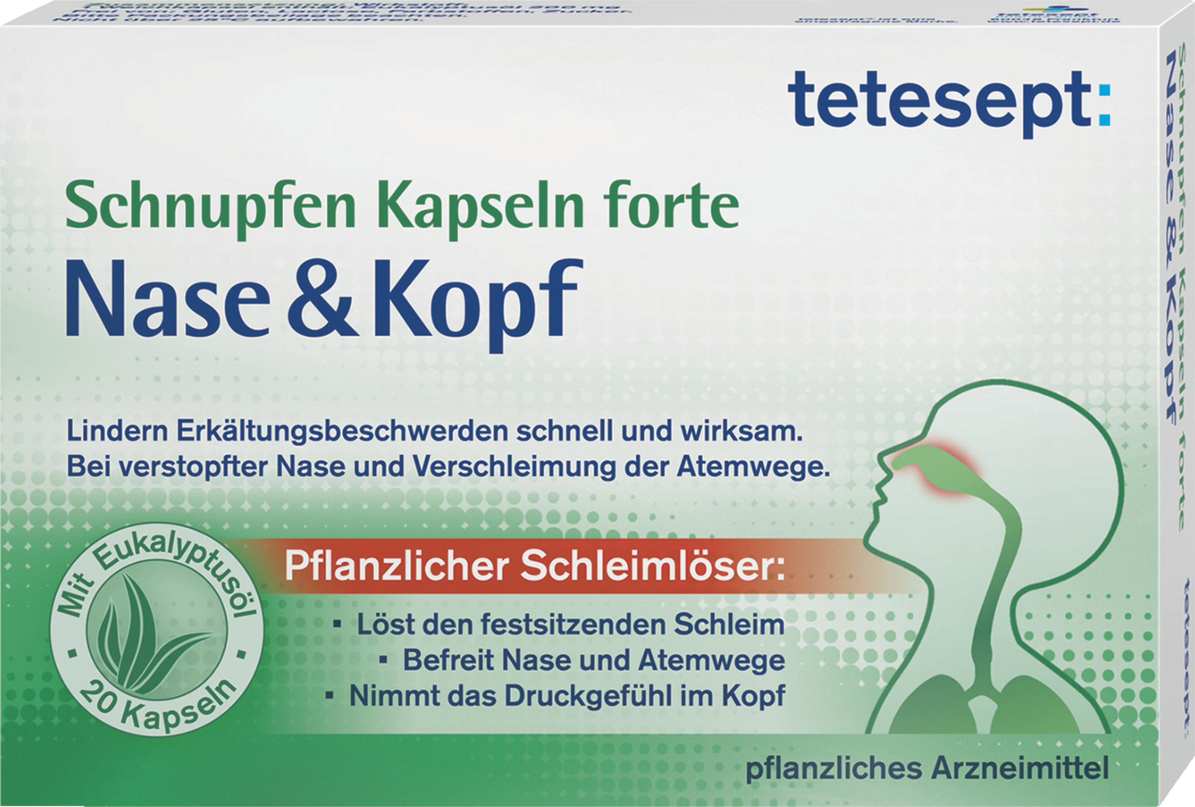 tetesept Eukalyptusöl Kapseln Nase & Kopf