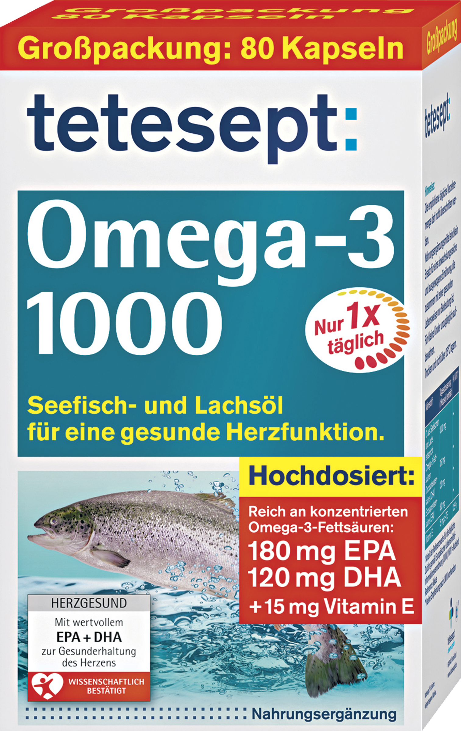 tetesept Omega-3 Lachsöl 1000