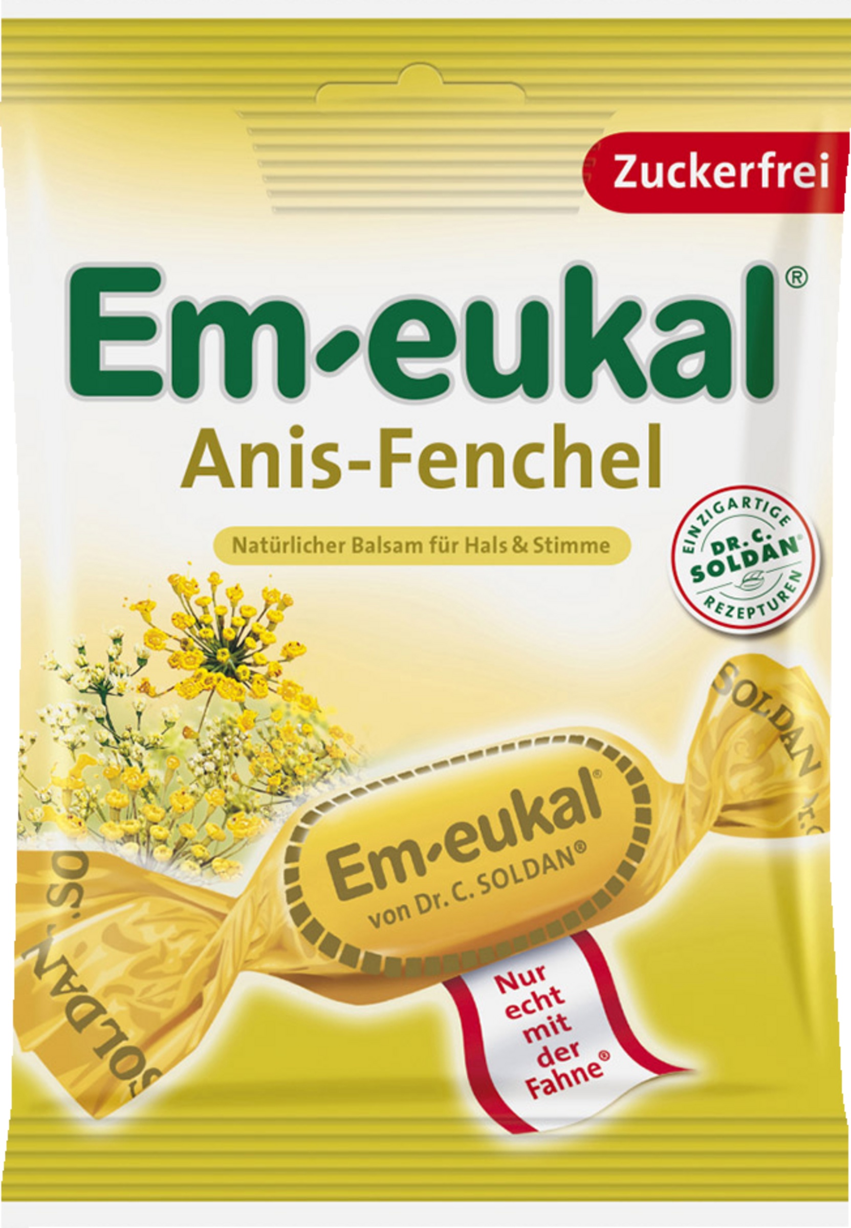 Anis-Fenchel Hustenbonbons mit Süßungsmitteln und Vitamin C