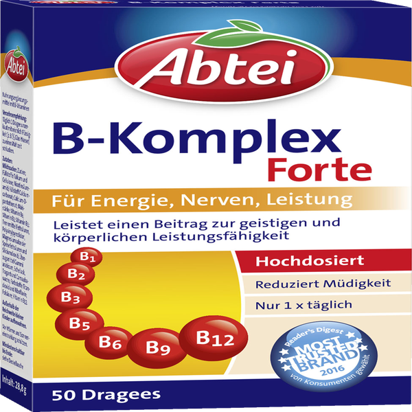 Abtei Vitamin B Komplex Forte Dragees Online Kaufen Rossmann De