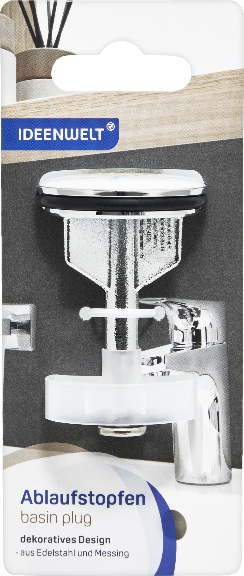 Ablaufstopfen Wassertropfen