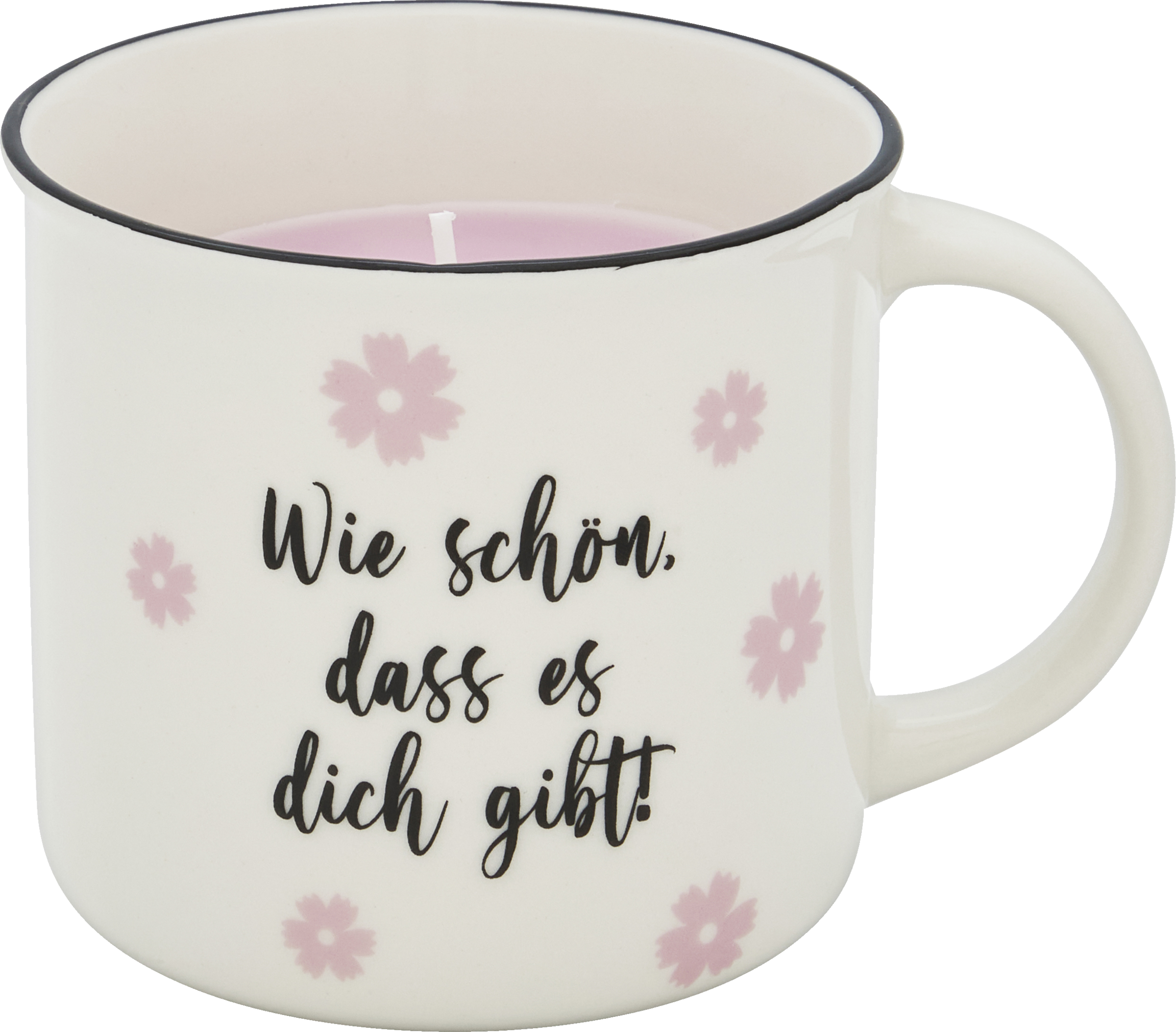 IDEENWELT Kerzentasse Wie schön dass es dich gibt