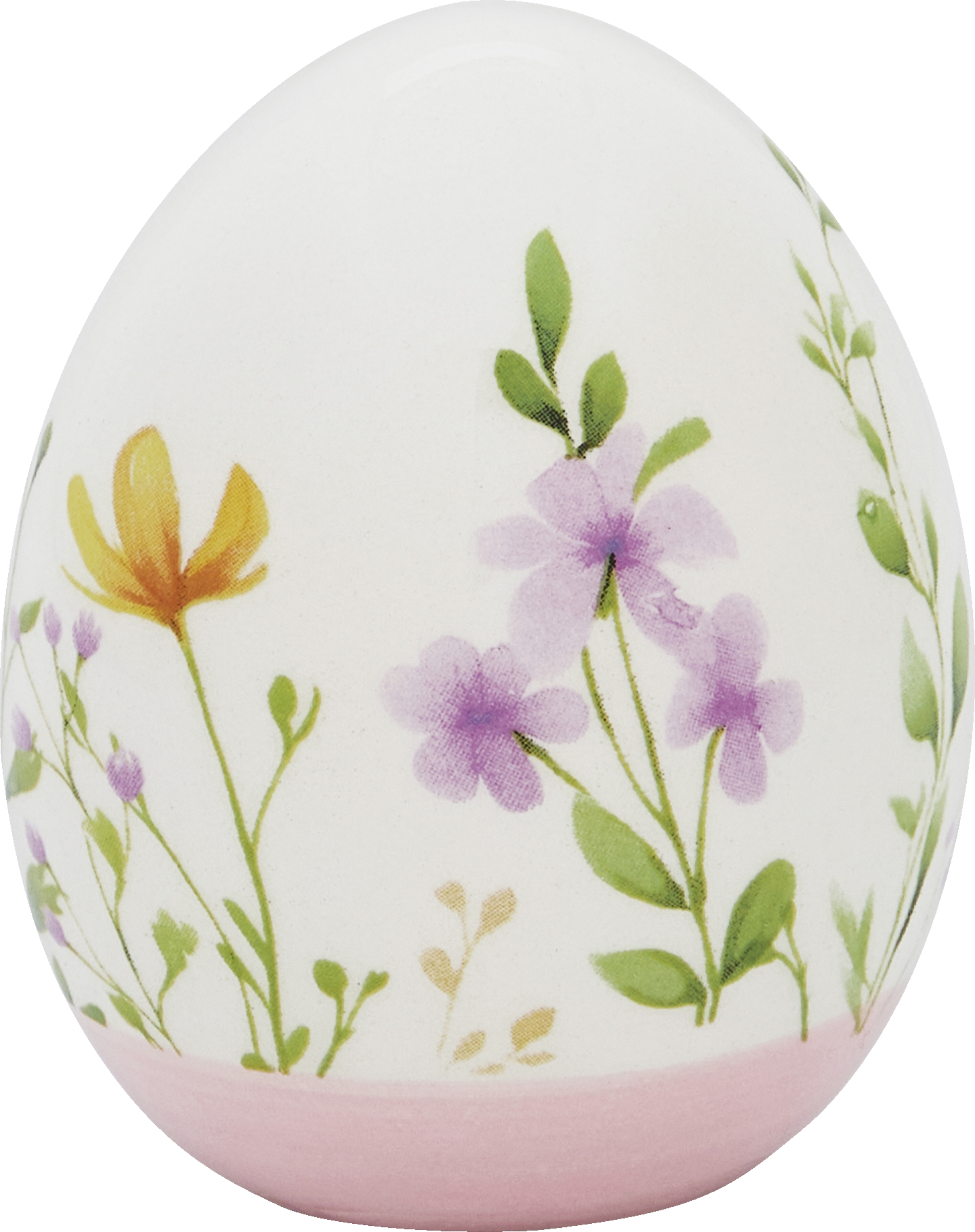 Deko-Keramik-Ei rosa klein