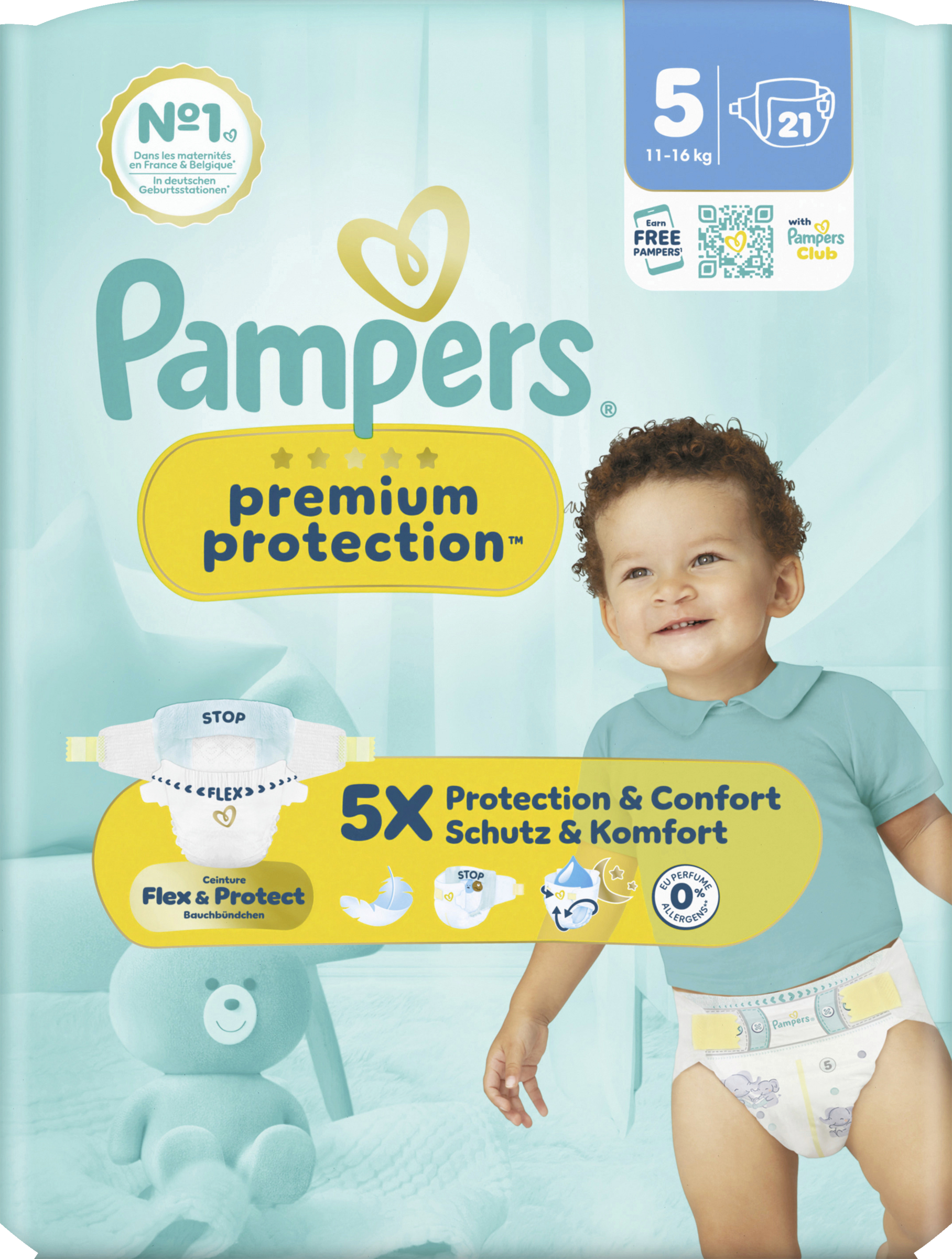 Premium Protection Windeln Gr. 5 Junior (11-16 kg) Single Pack