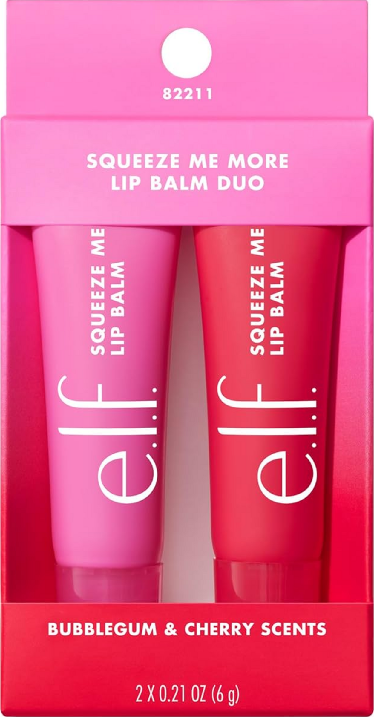 e.l.f. Cosmetics Squeeze Me Lip Balm Duo Kit Cherry & Bubblegum