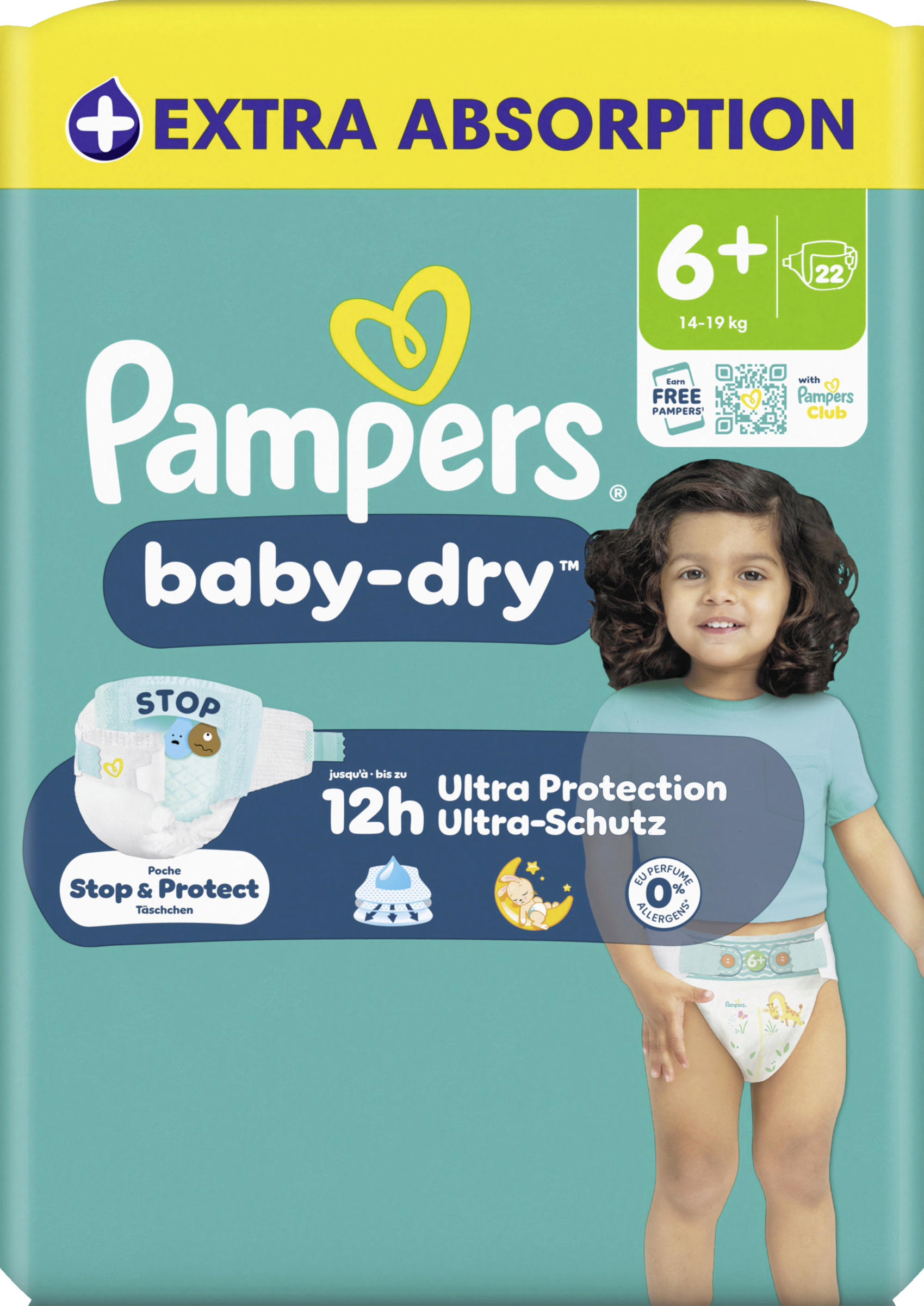 Pampers Baby Dry Gr. 6 Extra Large Plus (14-19 kg) Single Pack