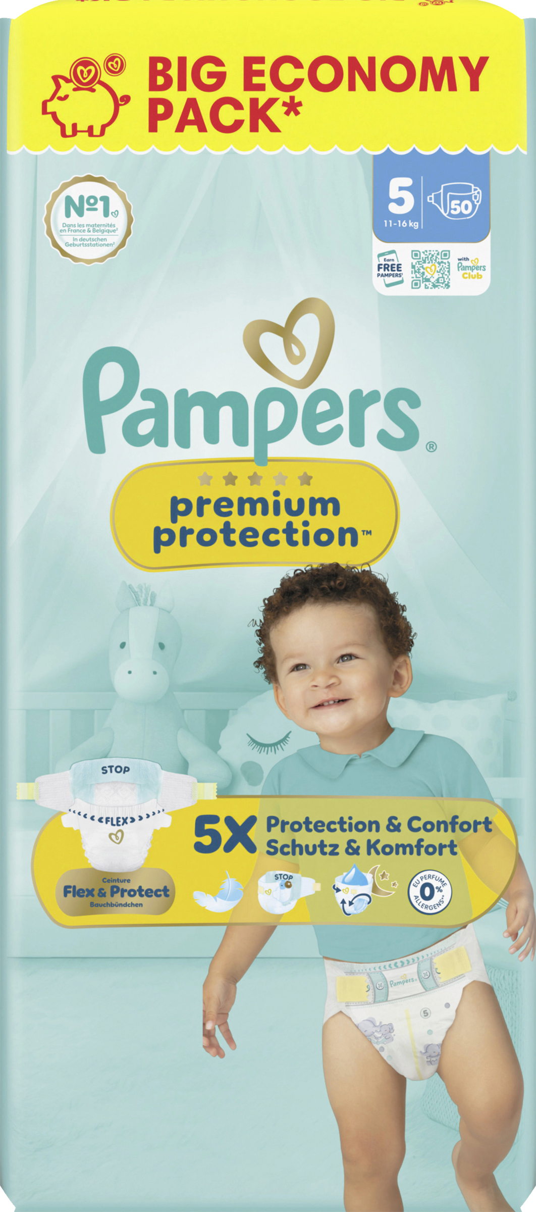 Pampers Premium Protection Gr. 5 Junior (11-16 kg) Big Eco Pack