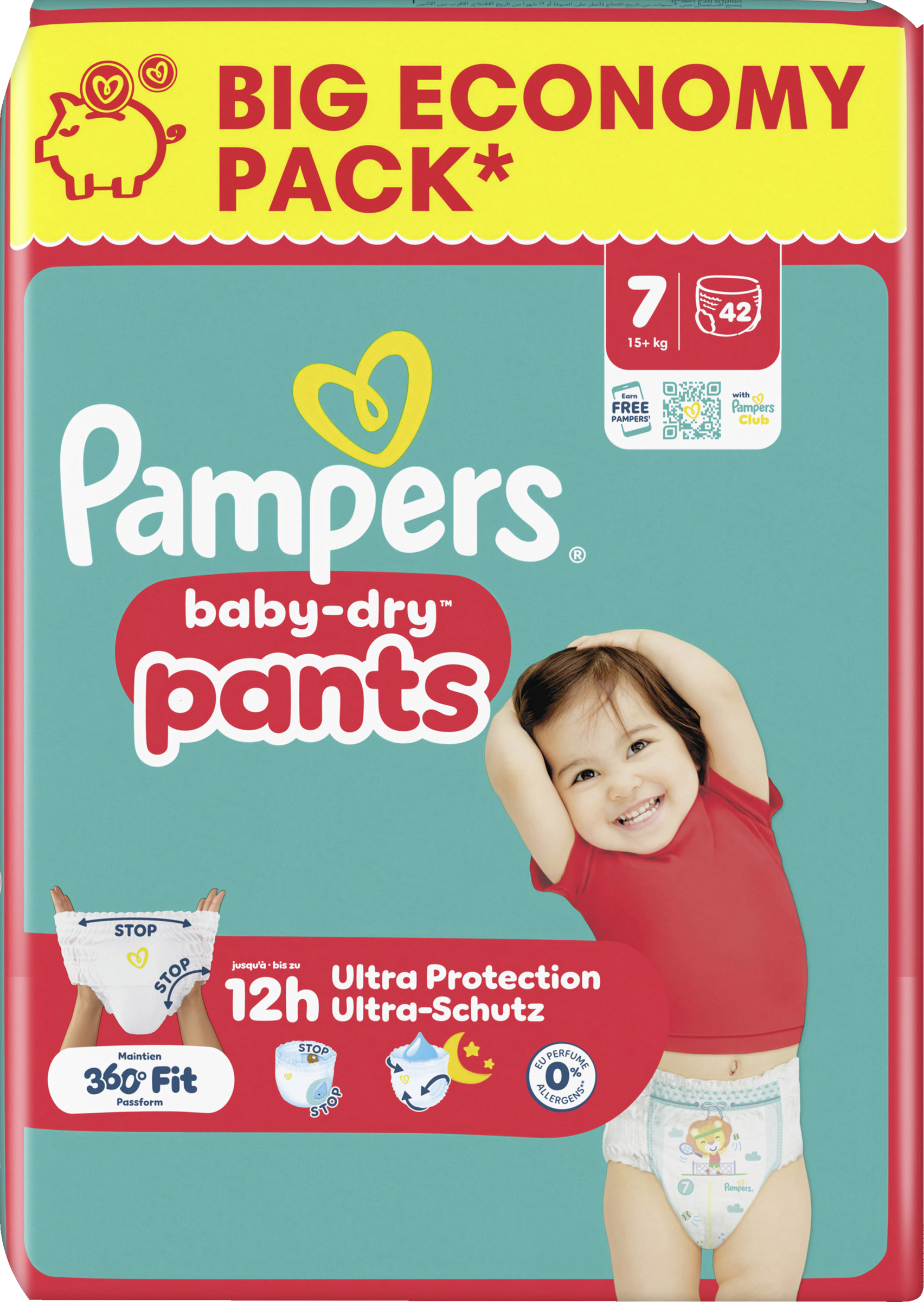 Baby Dry Pants Gr. 7 Extra Large (15 kg) Big Eco Pack