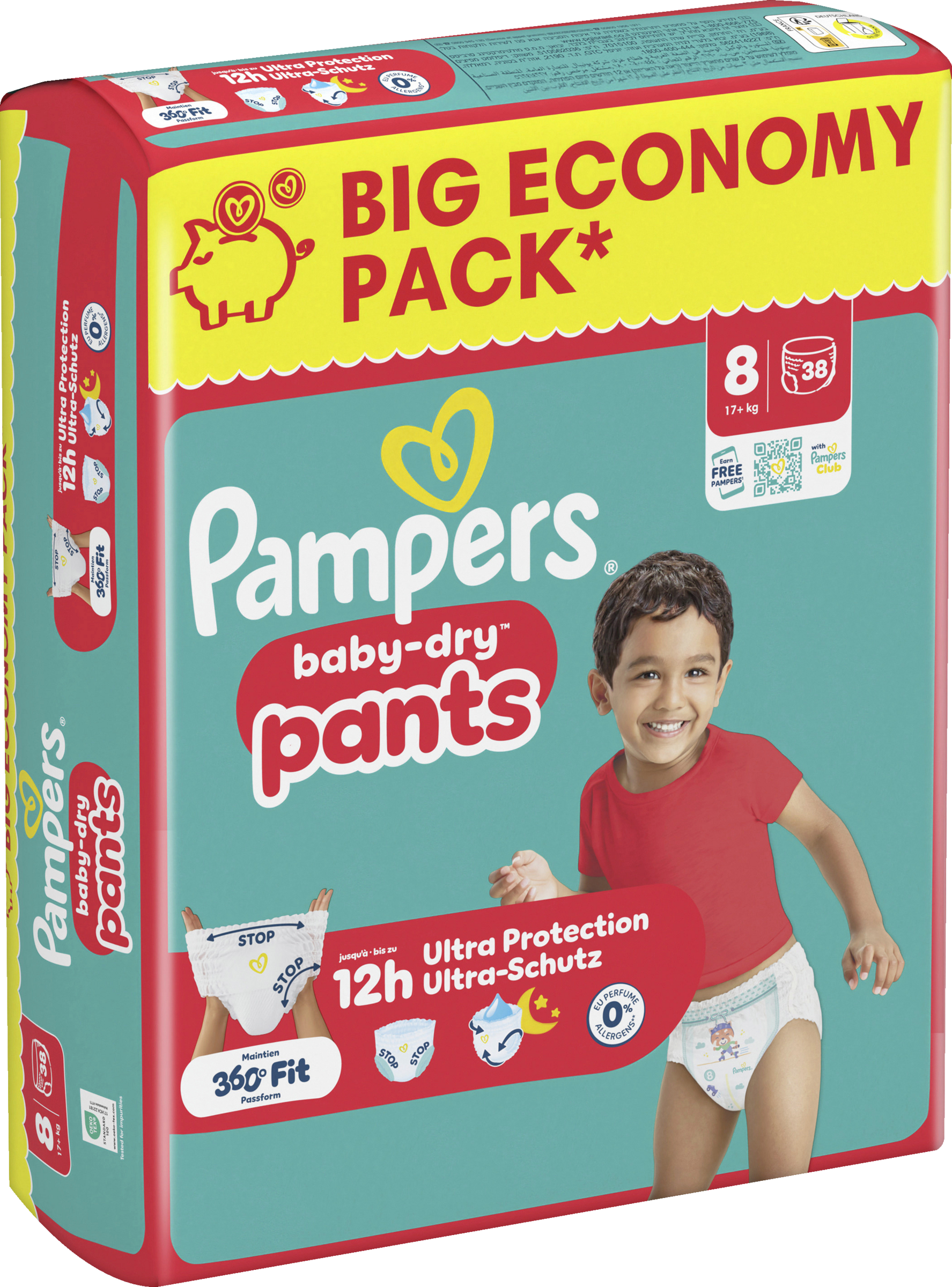 Pampers Baby Dry Pants Gr. 8 Extra Large (17 kg) Big Eco Pack