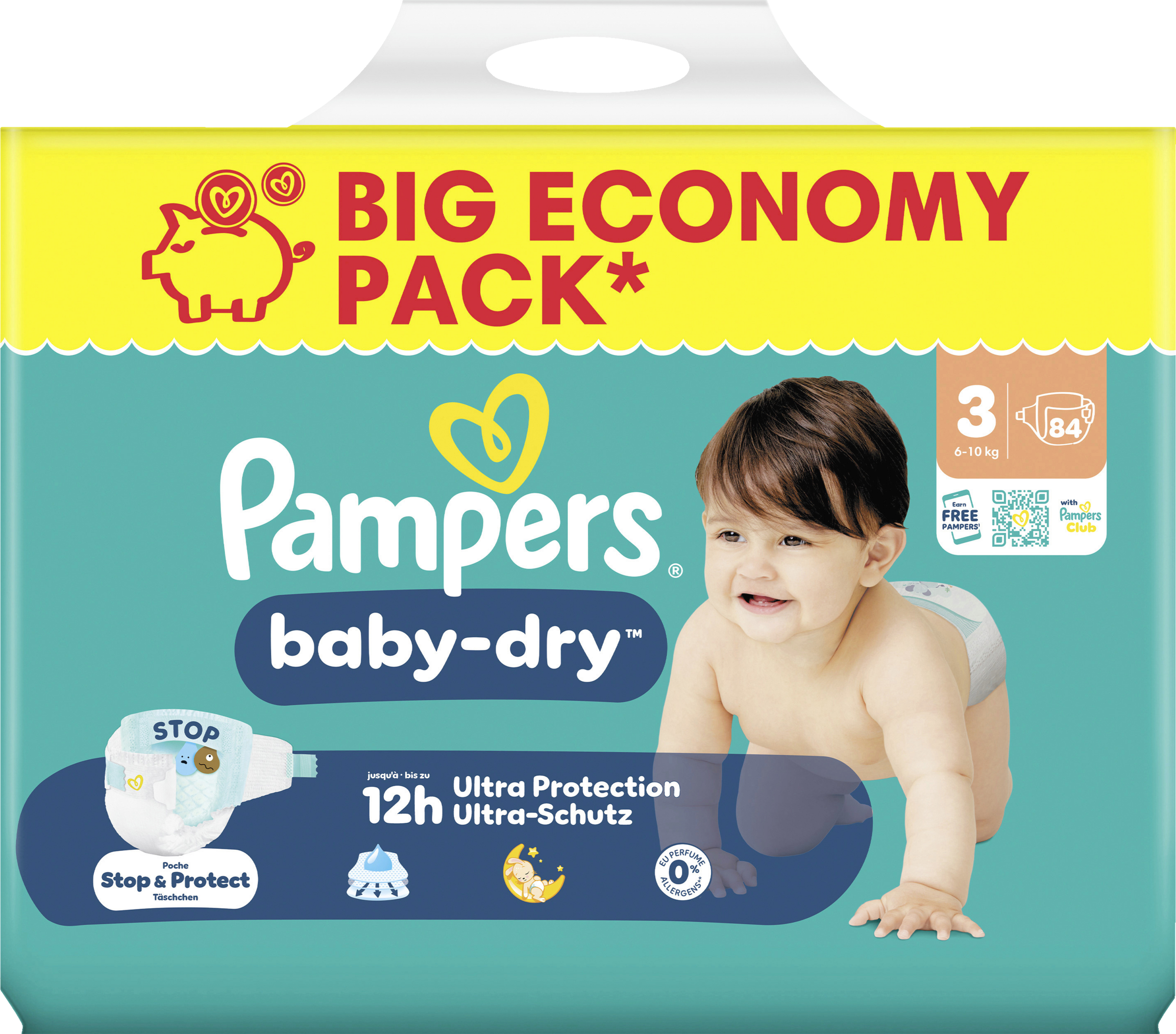 Pampers Baby Dry Gr. 3 Midi (6-10 kg) Big Eco Pack