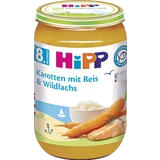 Bio Menü Karotten mit Reis & Wildlachs