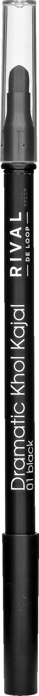 RIVAL DE LOOP Dramatic Khol Kajal 01 - Black