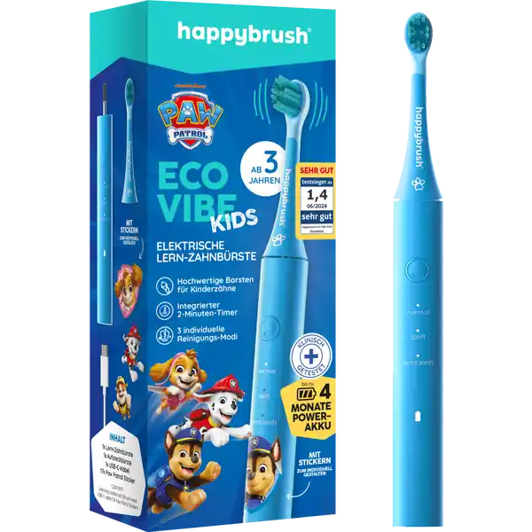فرشاة أسنان تعليمية كهربائية Eco VIBE Kids Paw Patrol