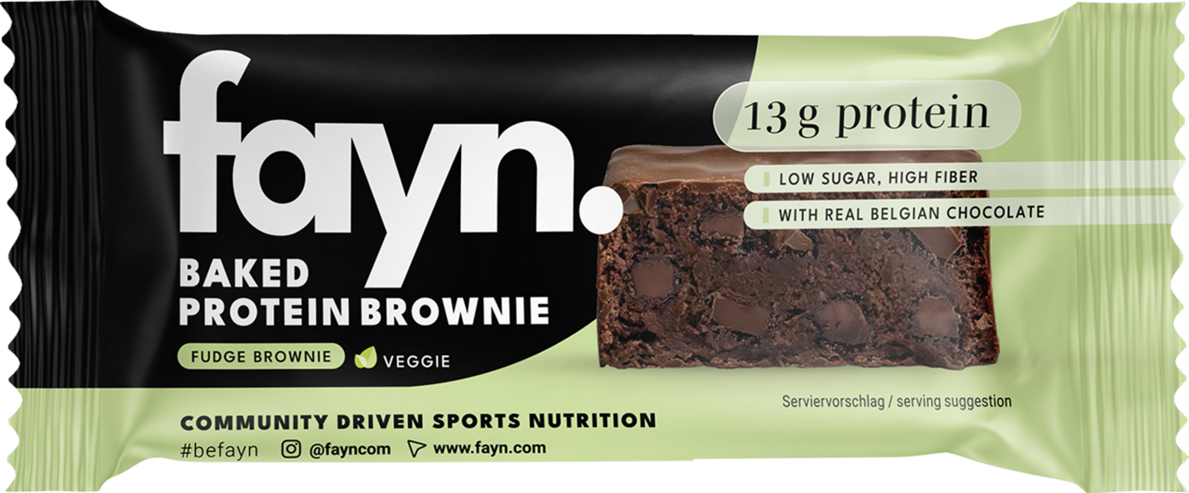 fayn Fudge Baked Brownie Proteinriegel