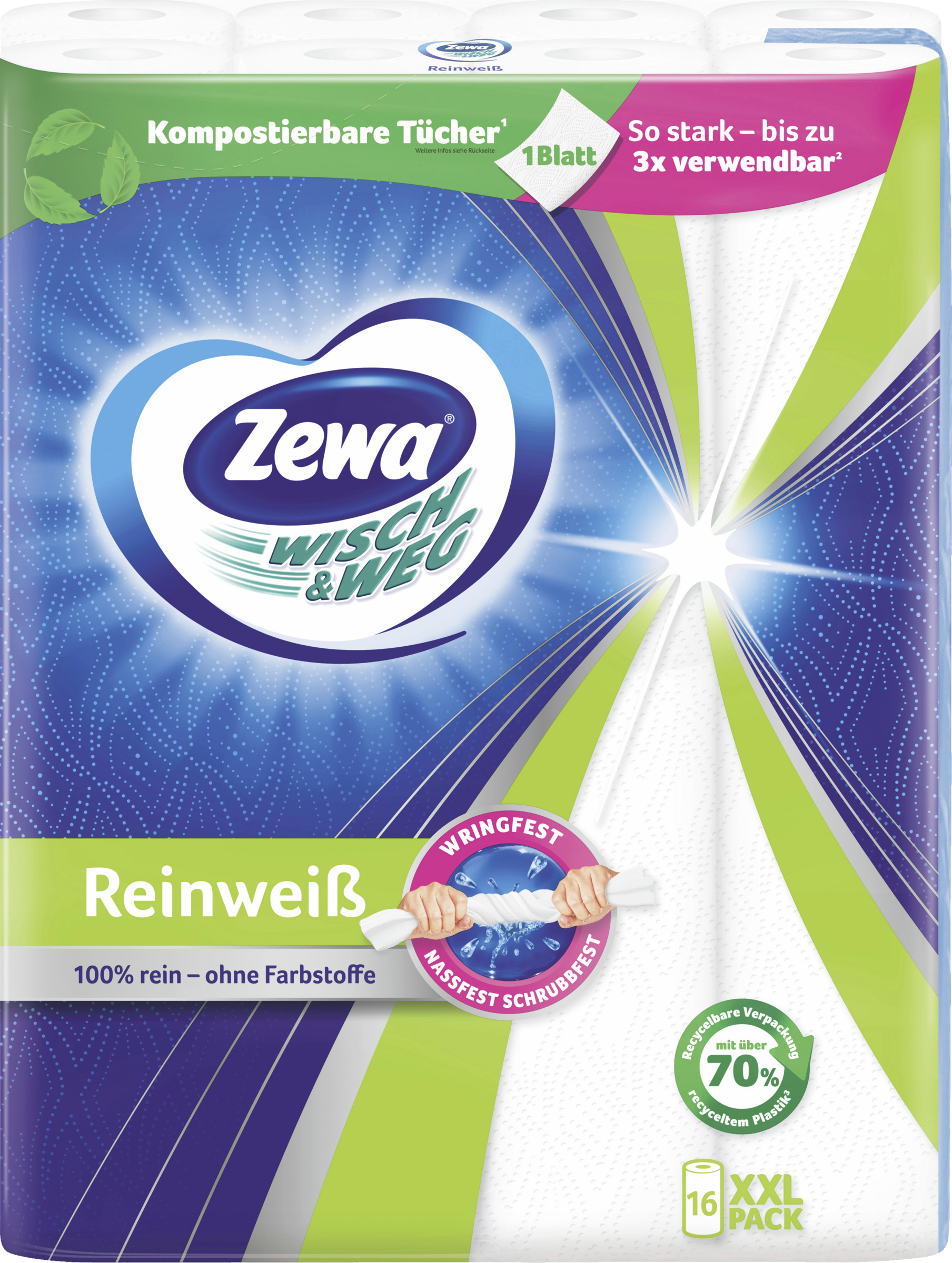 Zewa Haushaltstücher Wisch & Weg Reinweiß XXL-Pack