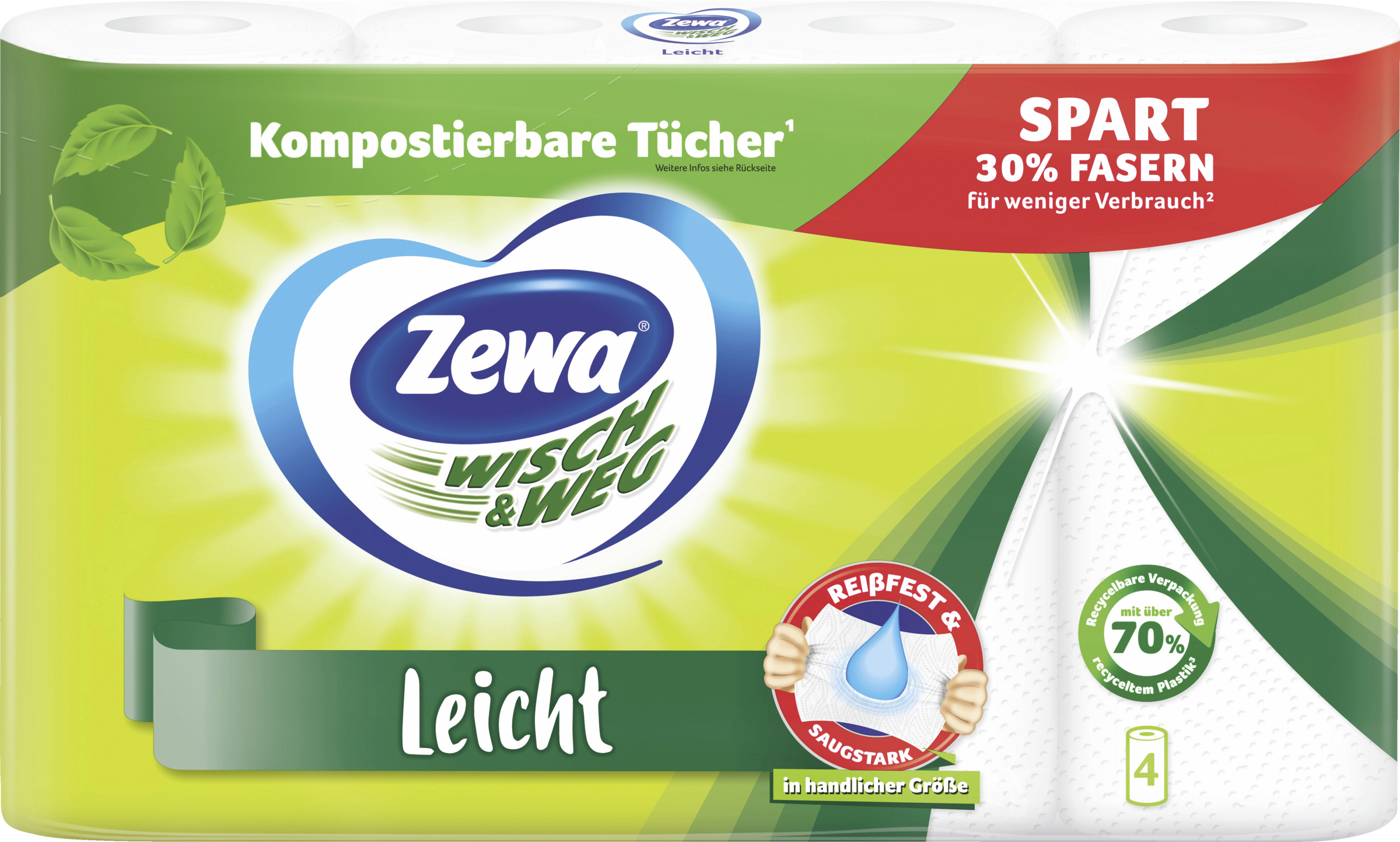 Zewa Wisch & Weg Haushaltstücher Leicht