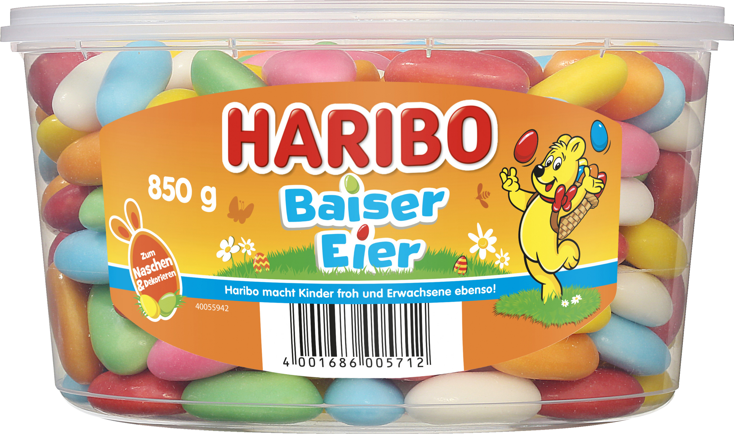 Haribo Baiser Eier Runddose
