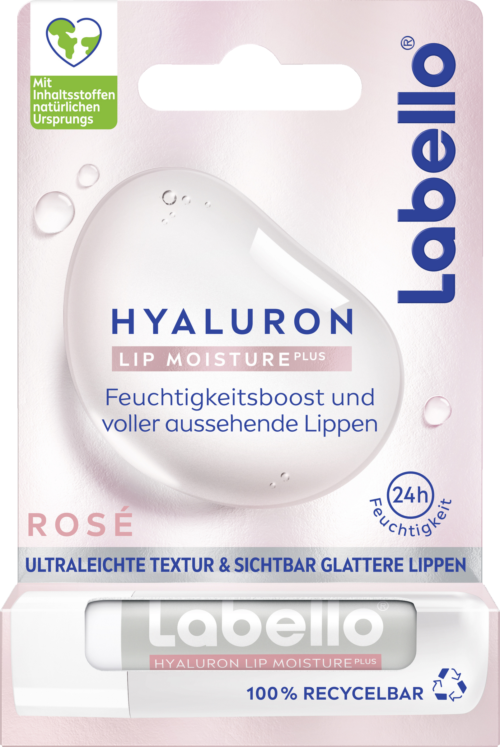 Labello Lippenpflegestift Hyaluron Lip Moisture rosé