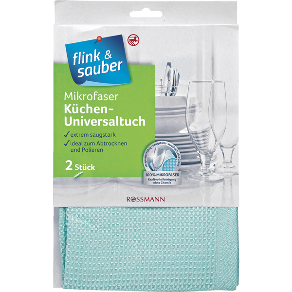 flink & sauber Microfaser Küchen-Universaltuch online kaufen | rossmann.de
