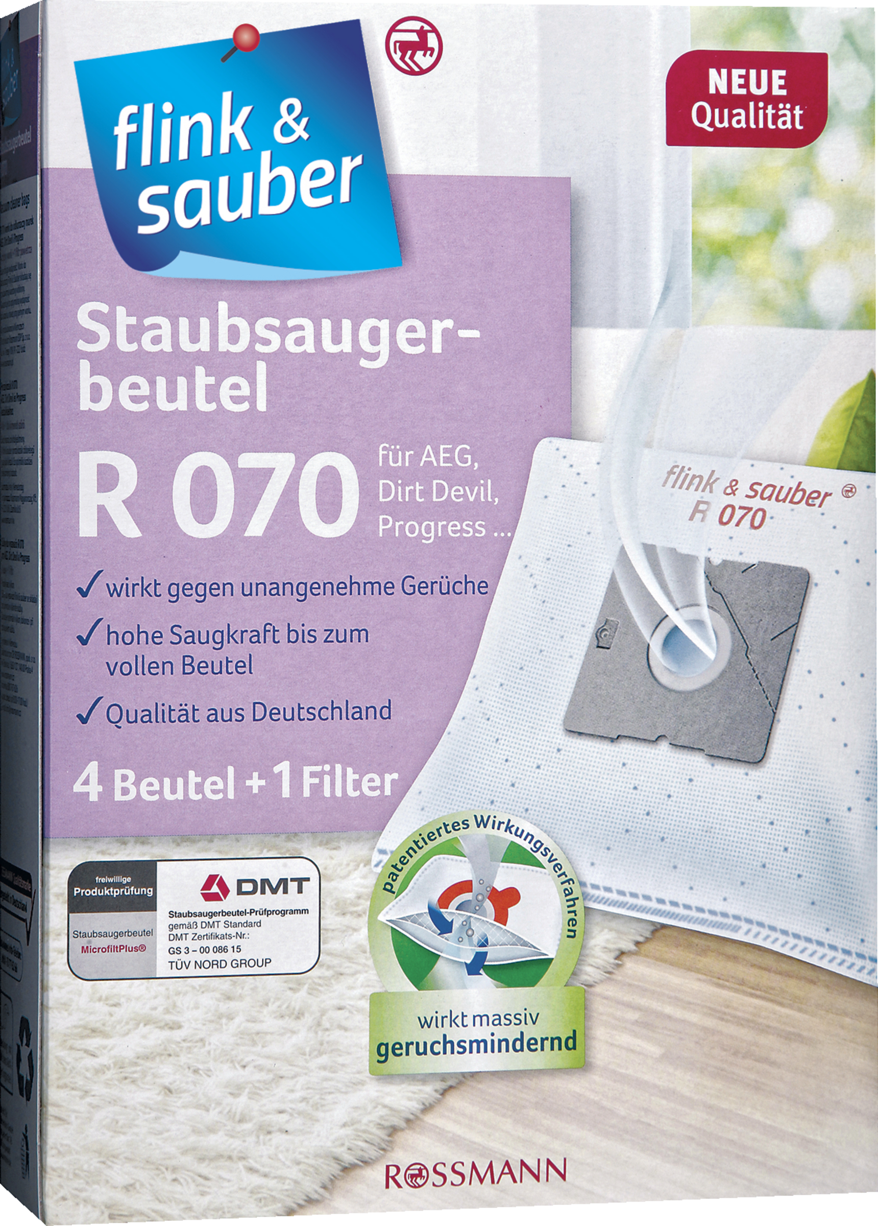 flink & sauber Staubsaugerbeutel R 070