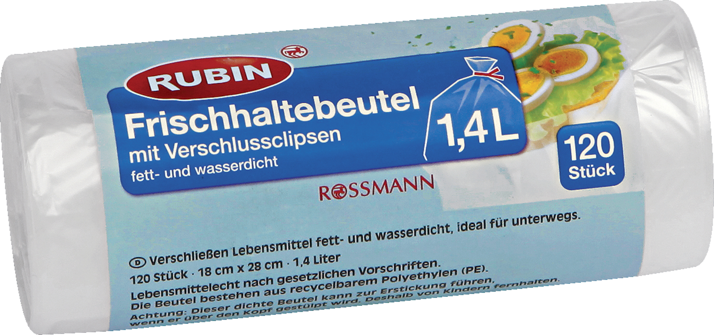 RUBIN Frischhaltebeutel 1,4 l