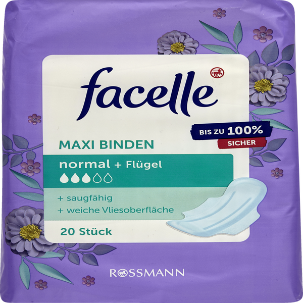 Facelle Maxi Binden Normal Flugeln Online Kaufen Rossmann De