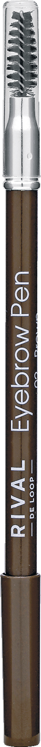 RIVAL DE LOOP Eyebrow Pencil 02 - brown