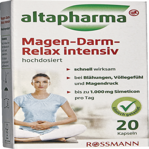 Altapharma Magen Darm Relax Intensiv Kapseln Online Kaufen Rossmann De