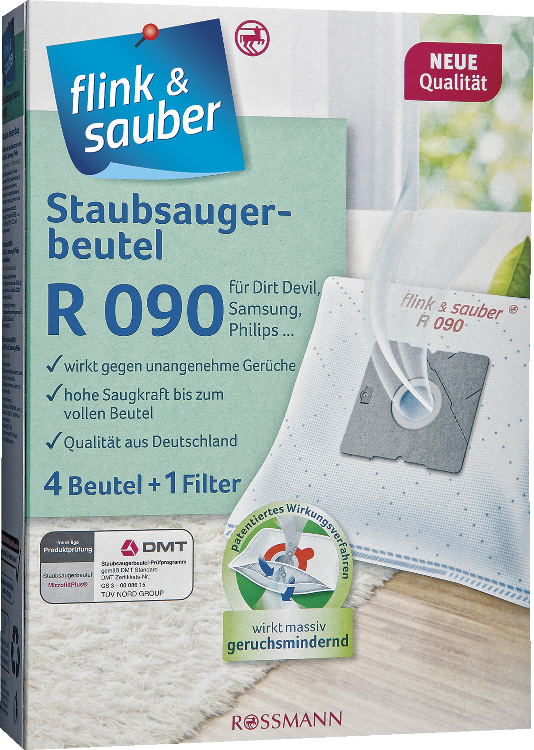 flink & sauber Staubsaugerbeutel R 090