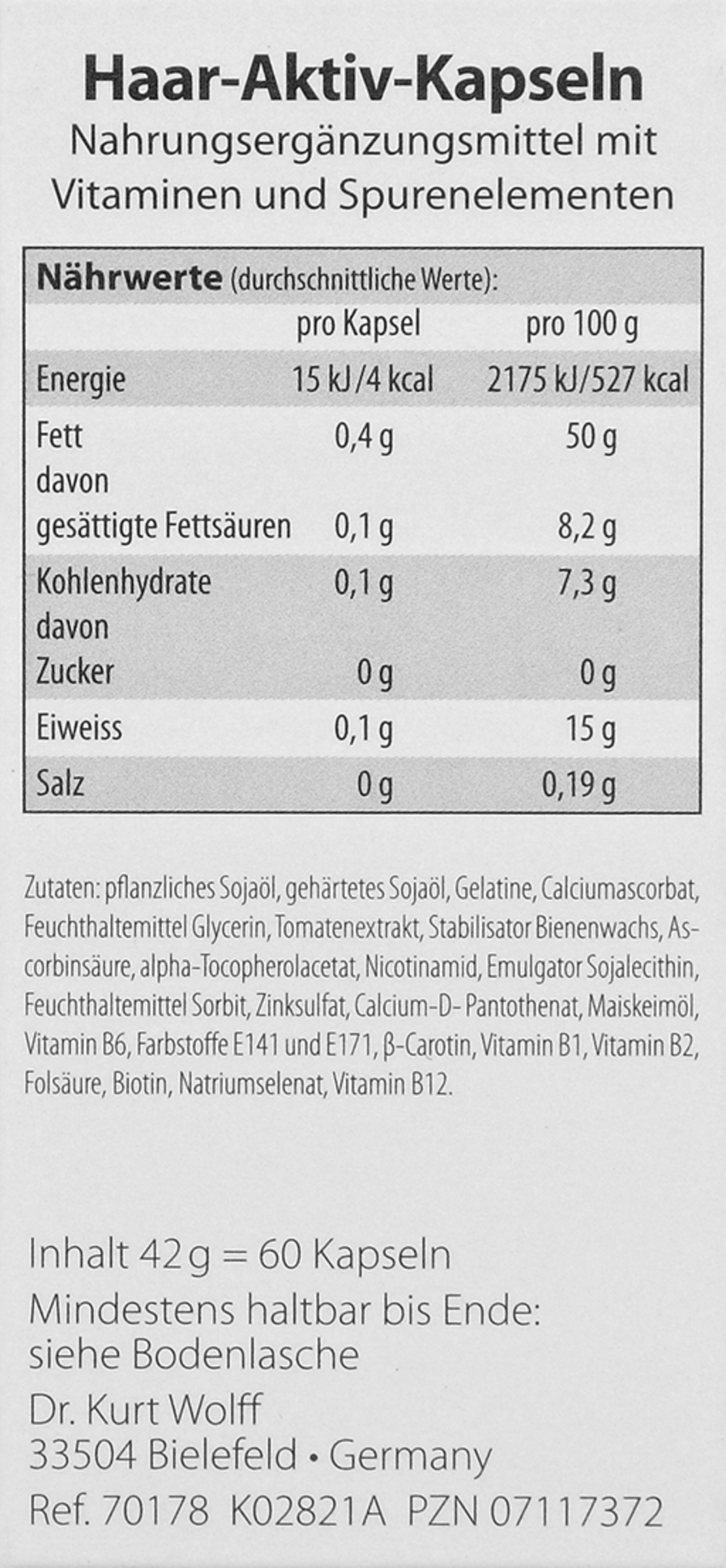كبسولات الشعر النشط 3
