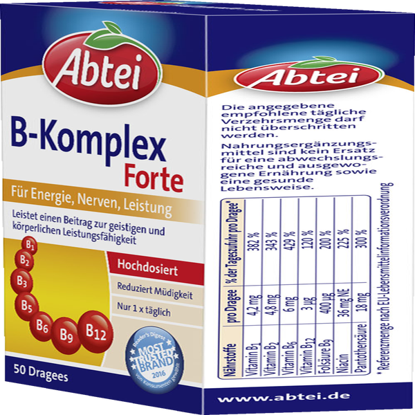 Abtei Vitamin B Komplex Forte Dragees online kaufen ...
