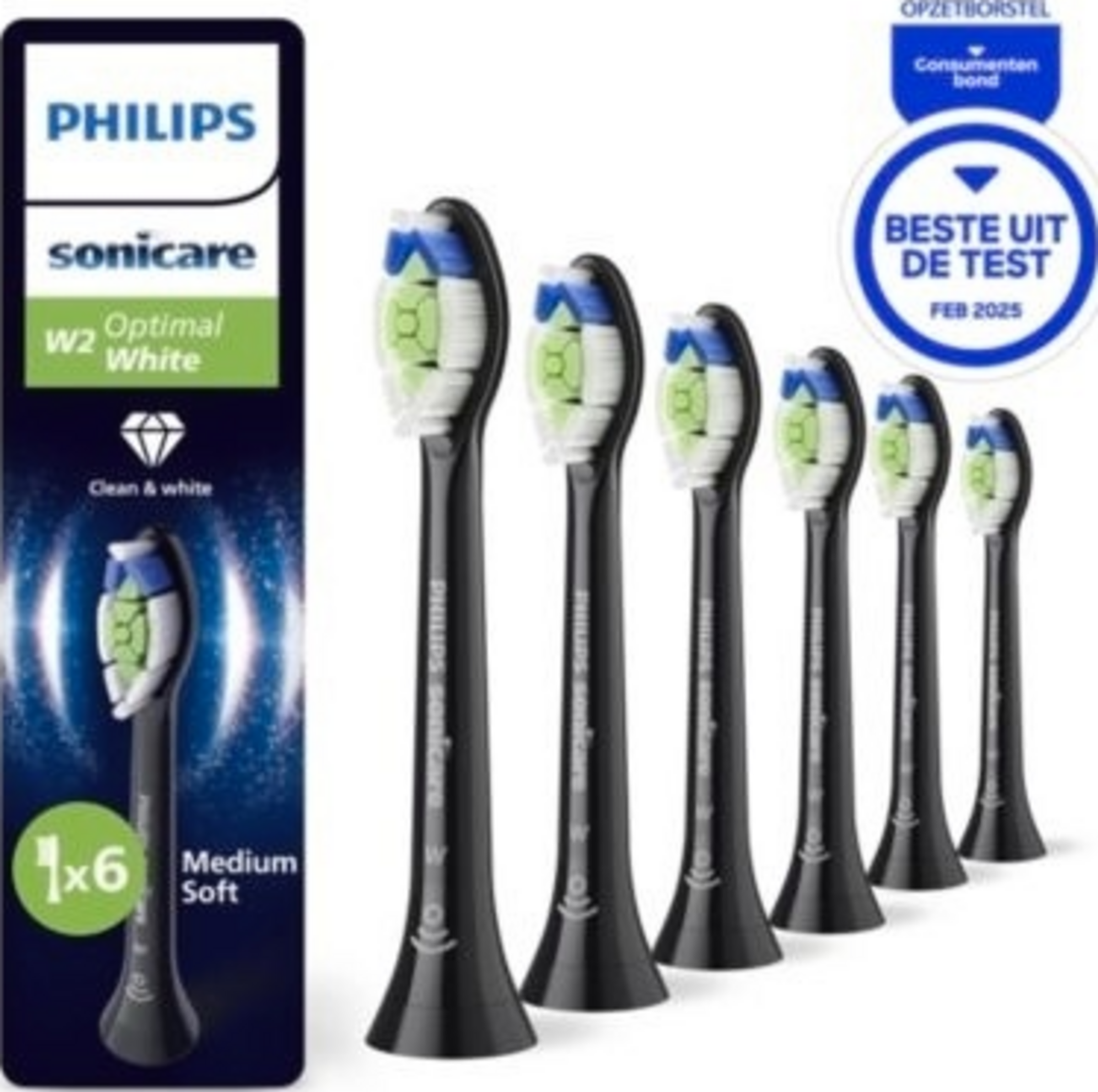 PHILIPS Sonicare HX6066/88 Optimal White Aufsteckbürsten