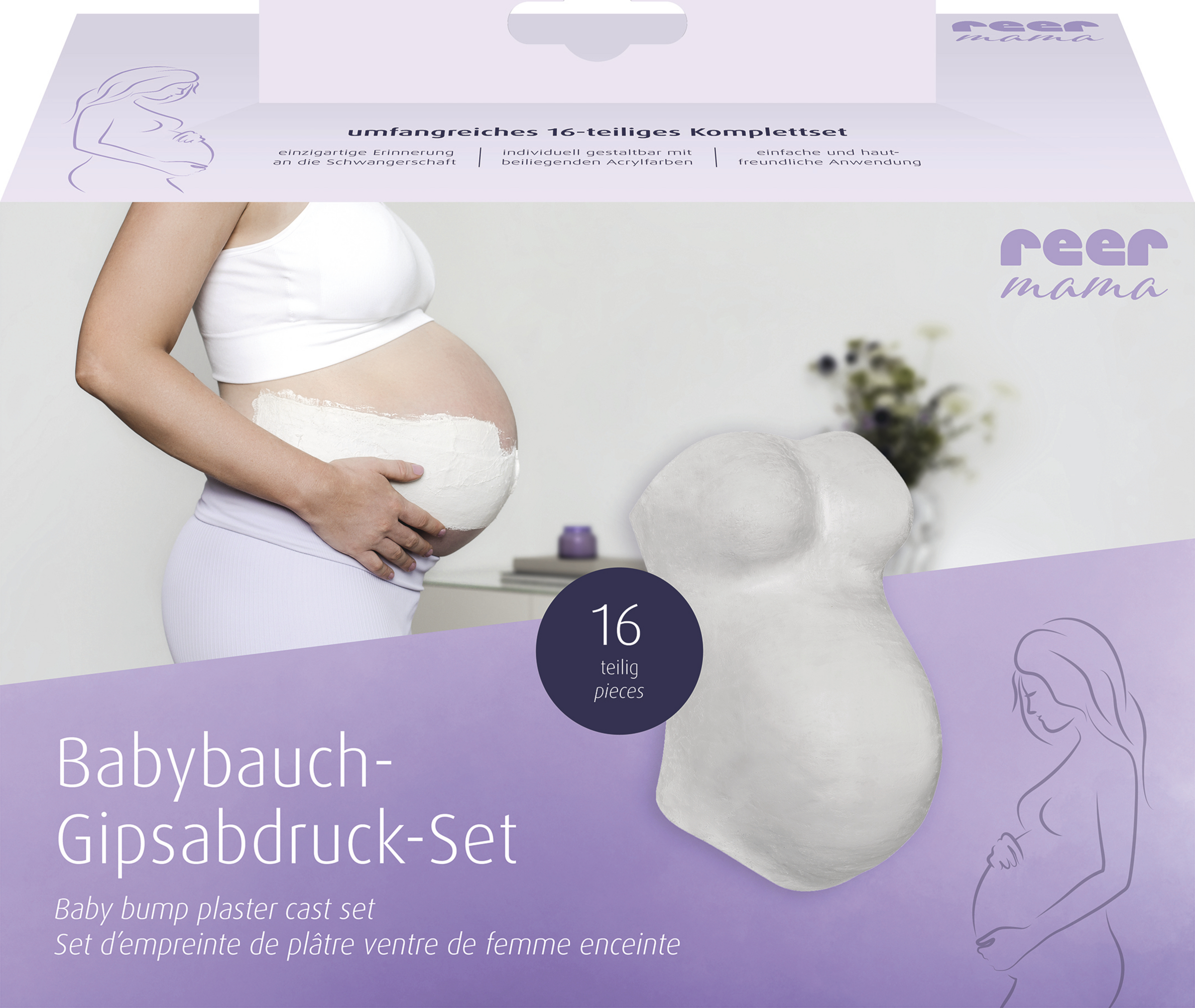 reer Mama Babybauch-Gipsabdruck-Set