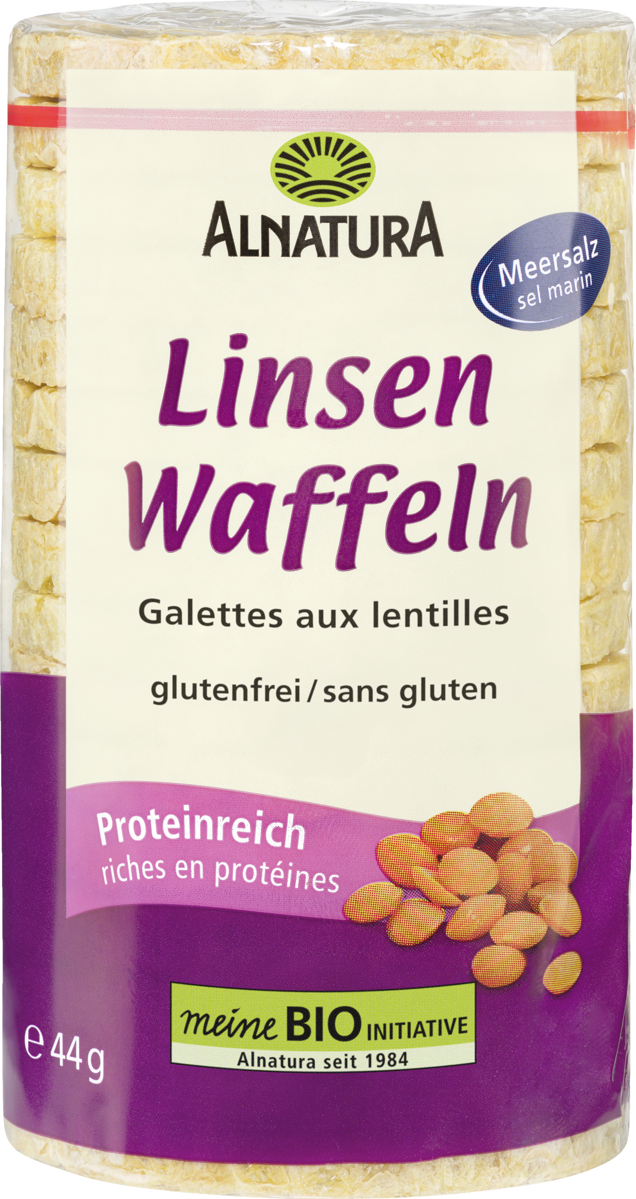 Alnatura Bio Linsenwaffeln mit Meersalz