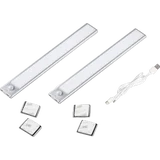 IDEENWELT 2er Set Akku-Sensorleuchten