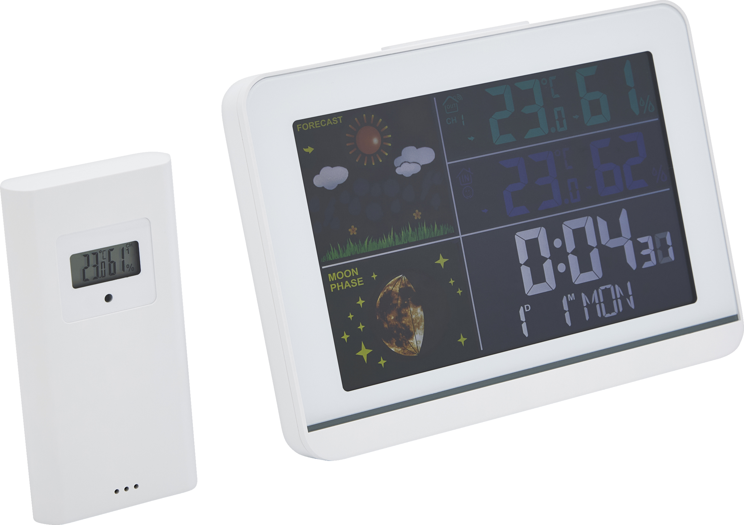 Funk-Wetterstation weiß
