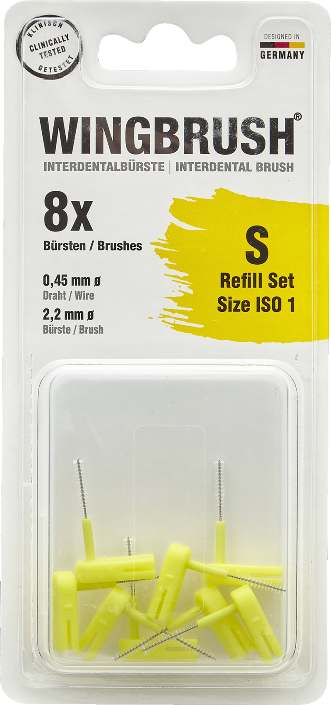 طقم 8 فرش ما بين الأسنان REFILL مقاس S