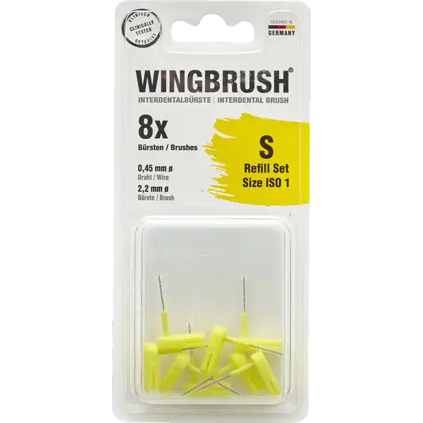 طقم 8 فرش ما بين الأسنان REFILL مقاس S