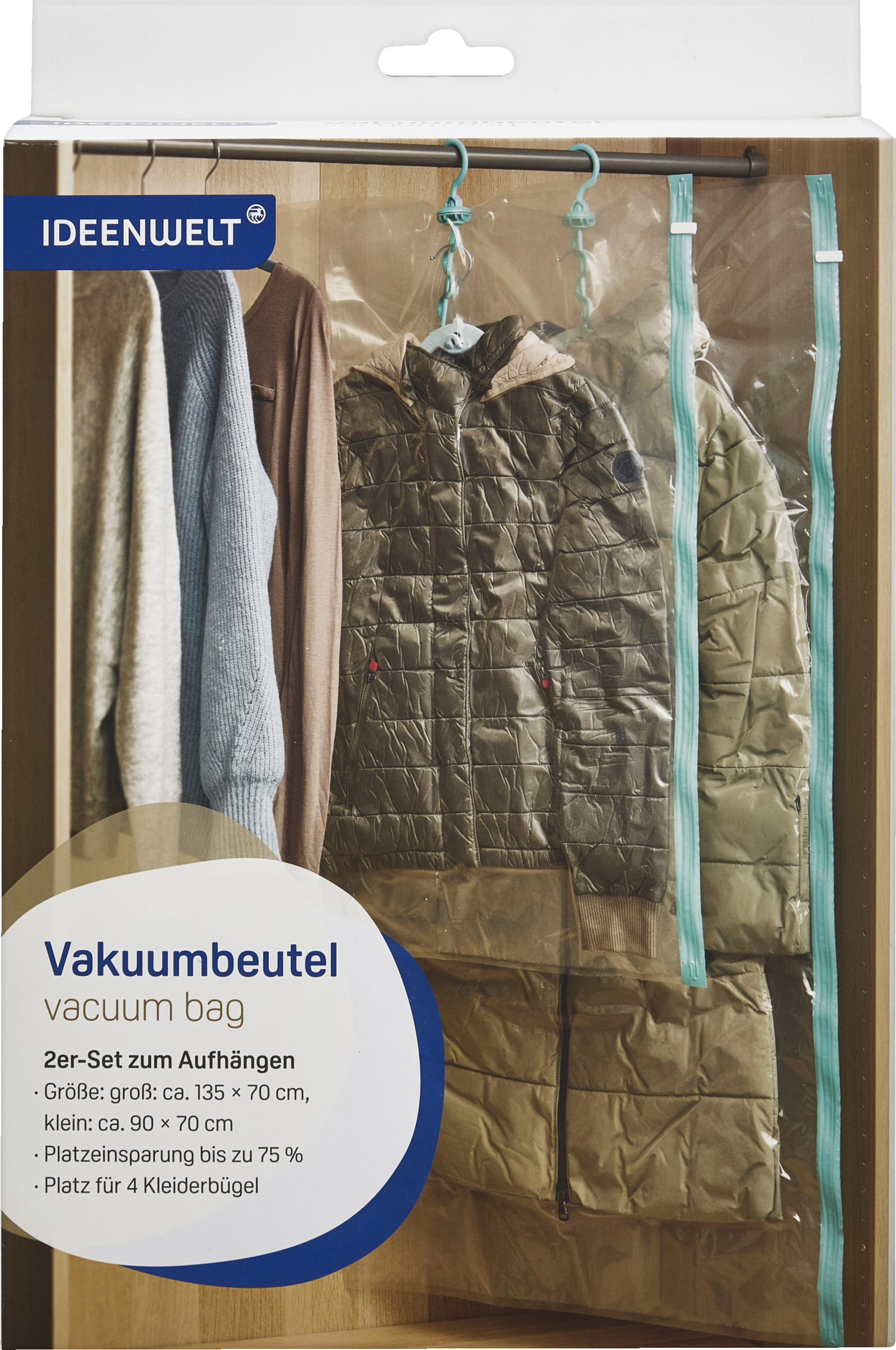 IDEENWELT Vakuumbeutel 2er-Set