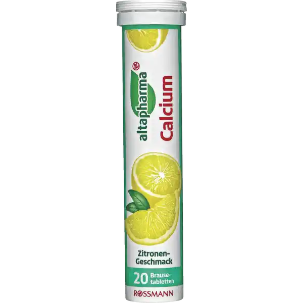 Brausetabletten Calcium mit Zitronengeschmack