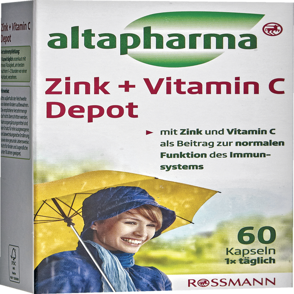 Altapharma Zink Vitamin C Depot Online Kaufen Rossmann De