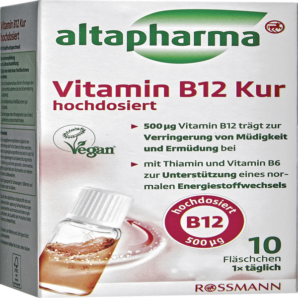 Altapharma Vitamin B12 Kur Hochdosiert Online Kaufen Rossmann De