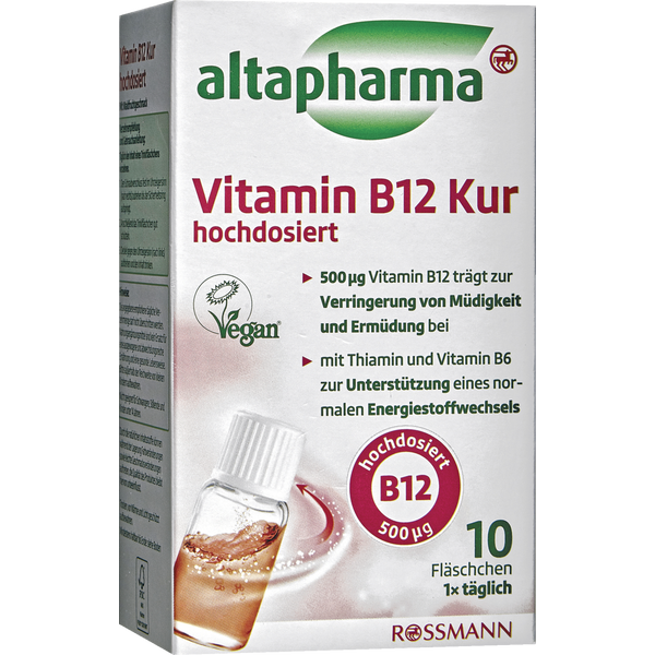Altapharma Vitamin B12 Kur Hochdosiert Online Kaufen Rossmann De Altapharma Vitamin B12 Kur Hochdosiert Online Kaufen Rossmann De