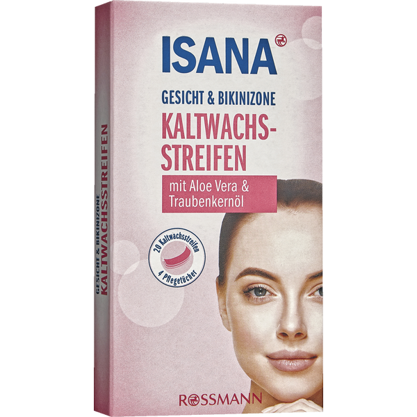 Kaltwachsstreifen Gesicht & Bikinizone